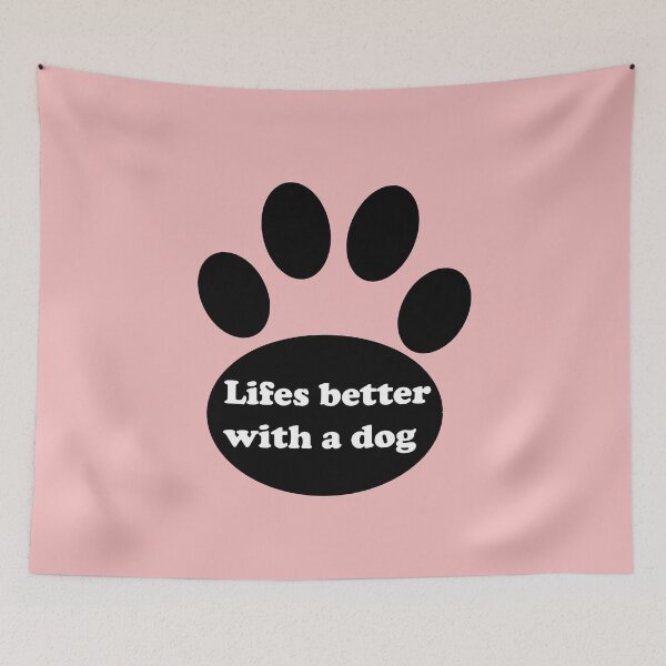 Item preview, Lifes better with a dog designed and sold by fil00.