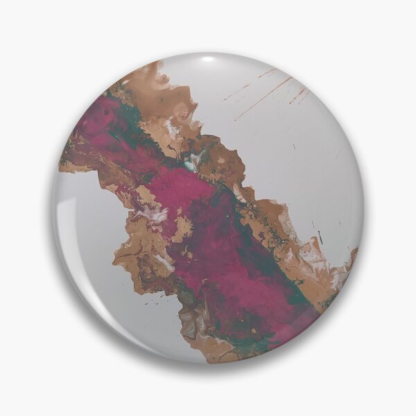 Item preview, Pink and gold abstract painting  designed and sold by JuniperHills8.