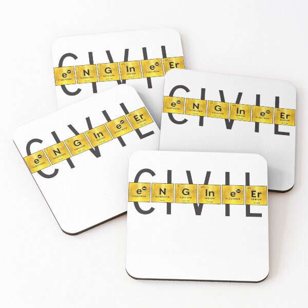 Item preview, Civil Engineer Vers. 3 Unique Periodic Table designed and sold by PeriodicLabel.