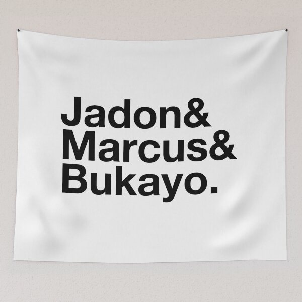 Item preview, Jadon & Marcus & Bukayo Blanco / Negro designed and sold by Africanism.