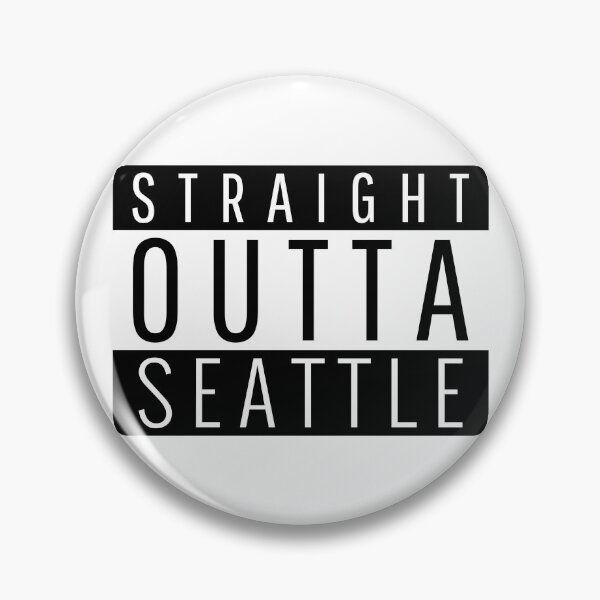 Item preview, Straight Outta Seattle Washington  designed and sold by Teelogic.