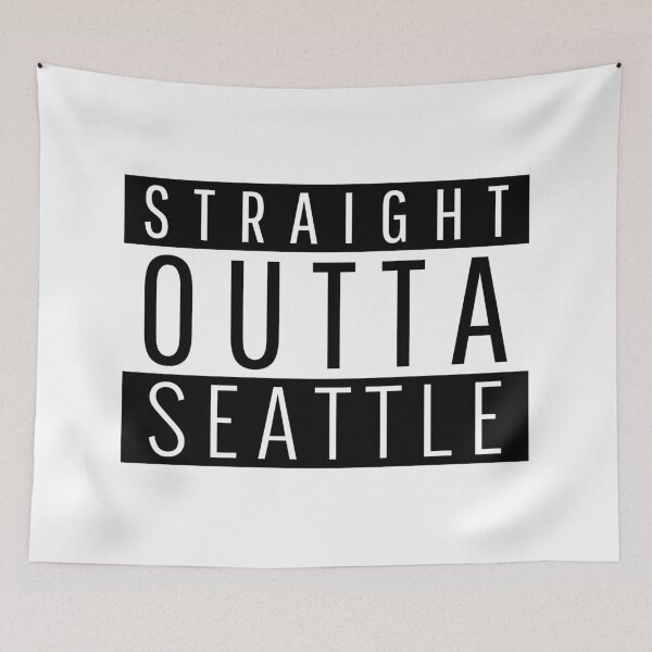 Item preview, Straight Outta Seattle Washington  designed and sold by Teelogic.