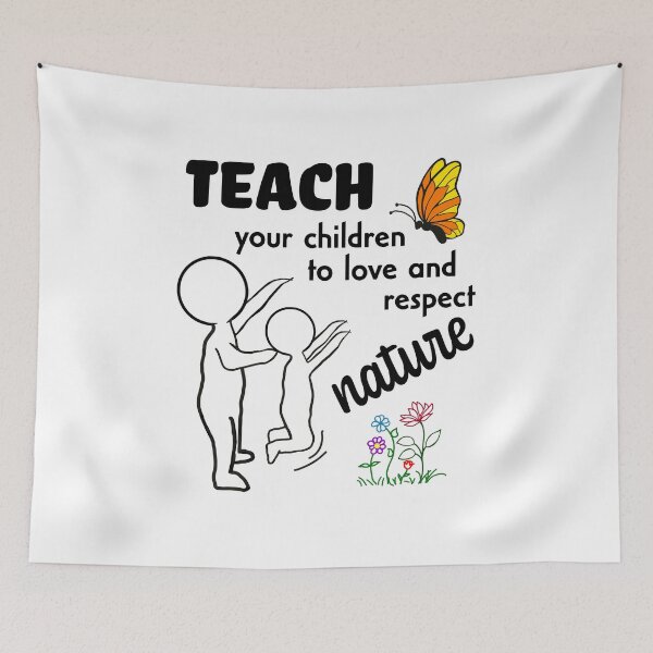 Item preview, Illustration of figures with butterfly and quote designed and sold by With My Hands By K.