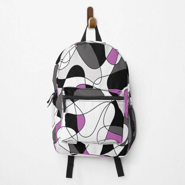 Item preview, Abstract pattern - purple, gray, black and white. designed and sold by K.S ART.