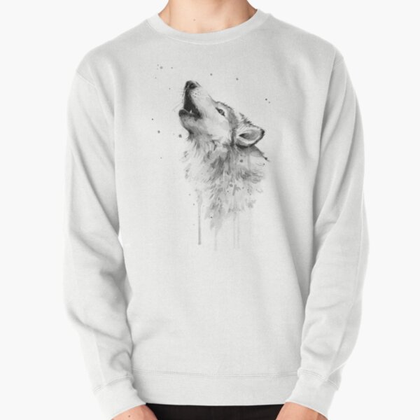 Howling Wolf Hoodies Sweatshirts for Sale Redbubble