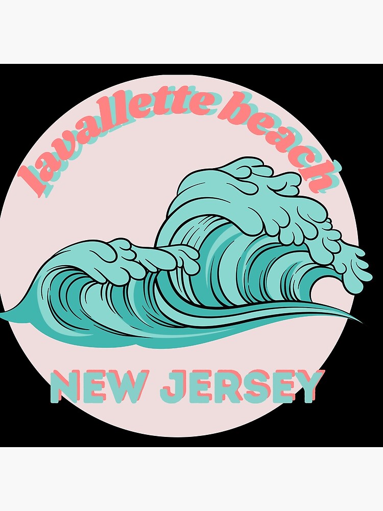 "Lavallette Beach New Jersey" Poster for Sale by syarifahrasul Redbubble