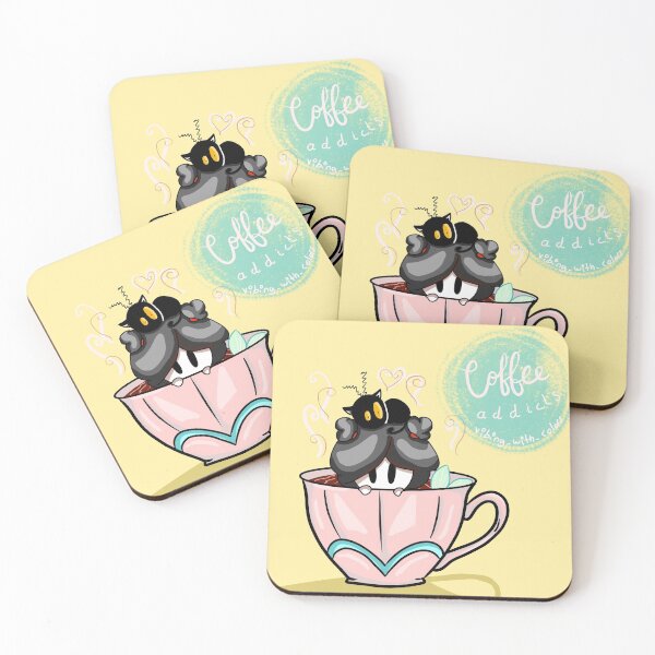 Item preview, coffee addicts  designed and sold by vibingcolorshop.