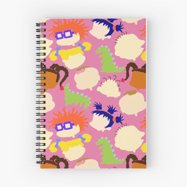 Item preview, Tommy Chuckie Angelica Phil Lil Dill Susie Kimi Dino Retro 90’s Pattern Kids TV Show 1990s Cartoon Pink designed and sold by Sunny Collections.