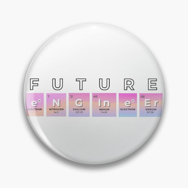 Item preview, Future Engineer Vers. 2 Unique Periodic Table designed and sold by PeriodicLabel.