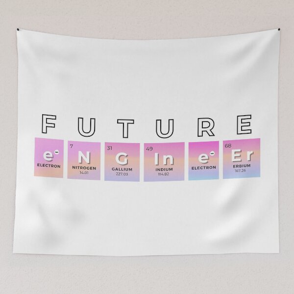 Item preview, Future Engineer Vers. 2 Unique Periodic Table designed and sold by PeriodicLabel.