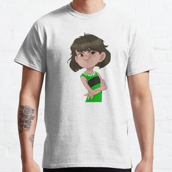 Vista previa del artículo con la obra «Superniña Verde», diseñado y vendido por Berta-Merlotte.