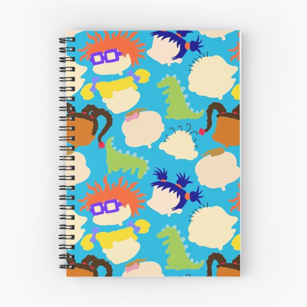 Item preview, Tommy Chuckie Angelica Phil Lil Dill Susie Kimi Dino Retro 90’s Pattern Kids TV Show 1990s Cartoon Blue designed and sold by Sunny Collections.