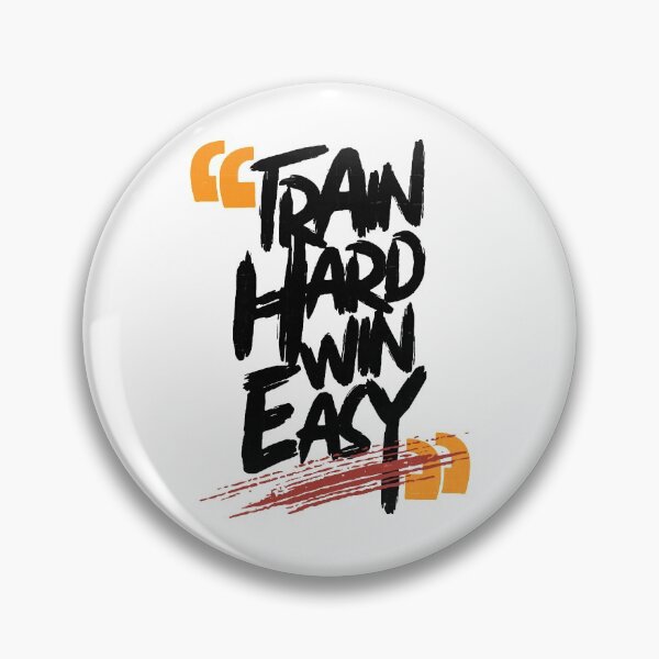 Item preview, Train Hard Fight Easy Gym Workout designed and sold by PulsingDork.