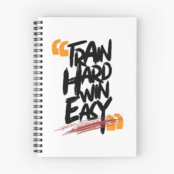 Item preview, Train Hard Fight Easy Gym Workout designed and sold by PulsingDork.