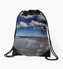 Bridlington Coastline Drawstring Bag