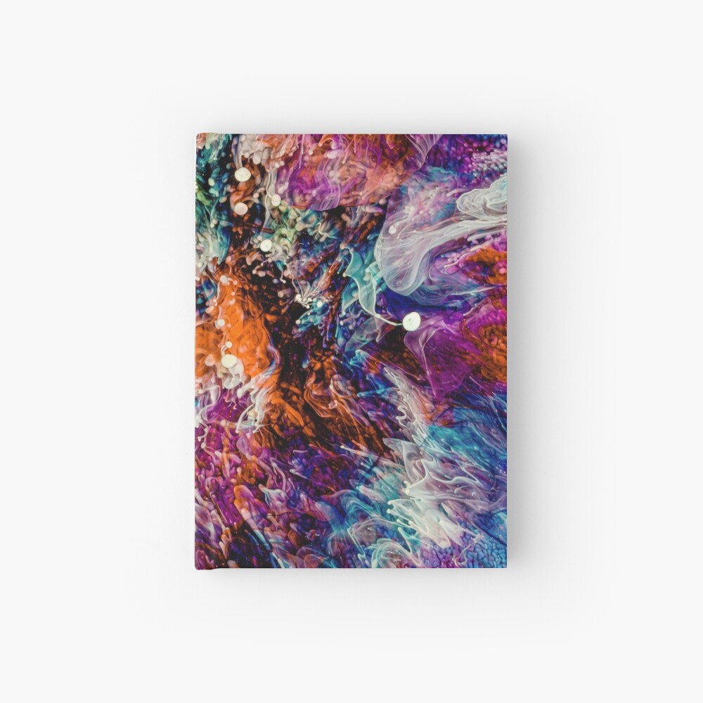 Abstract epoxy Art, Resin Art, Resin Painting for any Anniversary gift,  Hardcover Journal for Sale by DesignForGifts