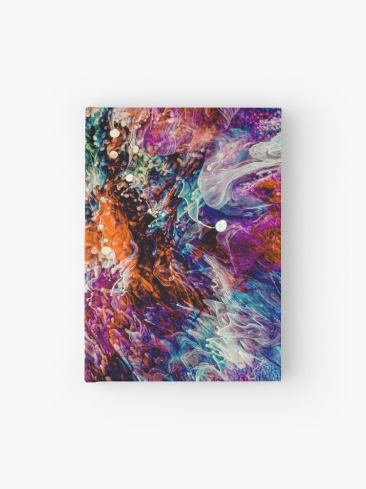 Abstract epoxy Art, Resin Art, Resin Painting for any Anniversary gift,  Hardcover Journal for Sale by DesignForGifts