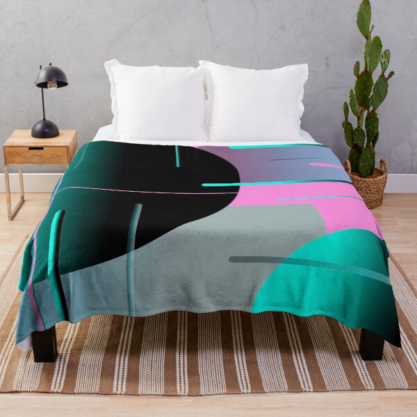 Item preview, Pink and teal - modern dream  designed and sold by CreaKat.
