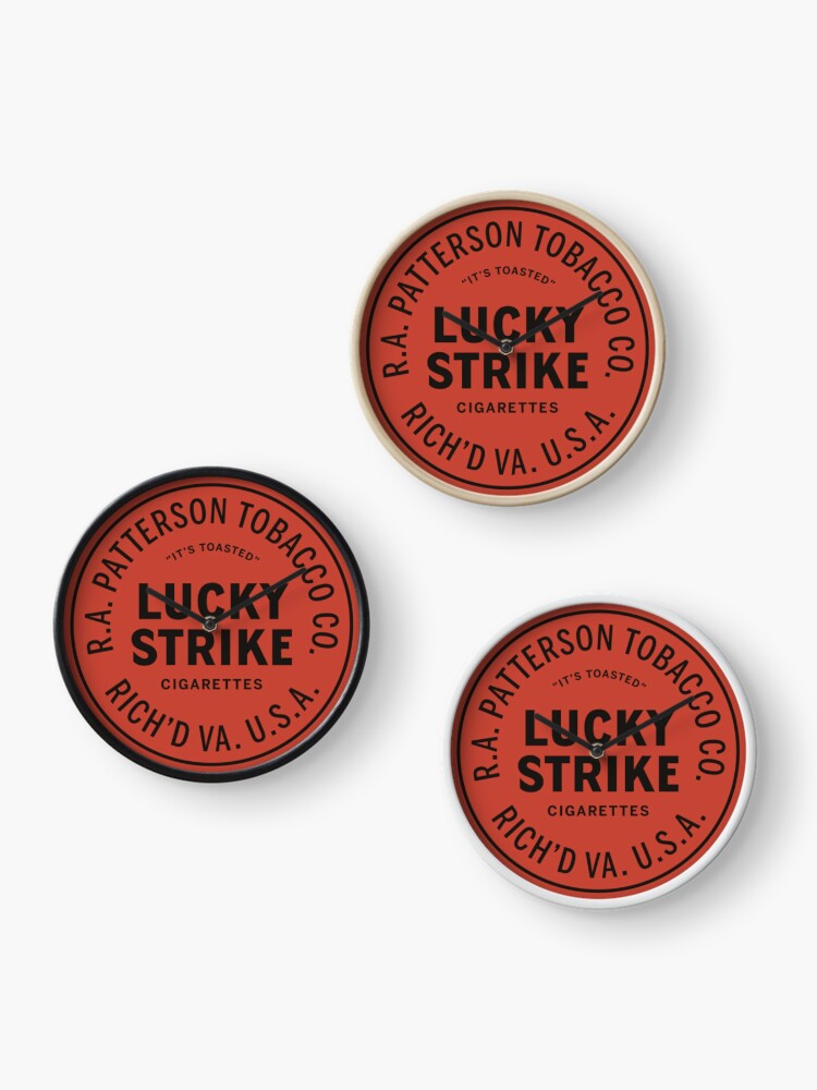Lucky Strike It's Toasted Clock for Sale by credencem