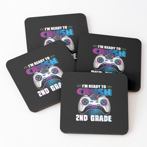 Item preview, GAMER LIFE GAMER KID BACK TO SCHOOL I'm Ready to Crush 2nd Grade 95 designed and sold by davidcgonzale.