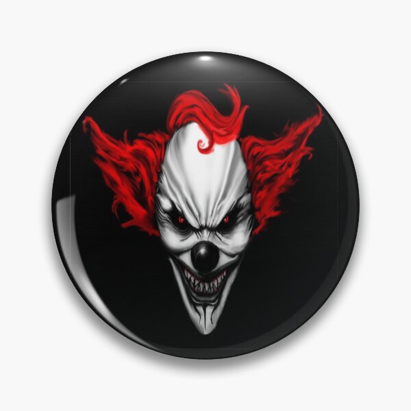 Item preview, Happy Evil Clown Red Hair designed and sold by MurphyMorganGifts.