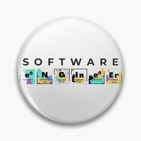 Item preview, Software Engineer Vers. 1 Unique Periodic Table designed and sold by PeriodicLabel.