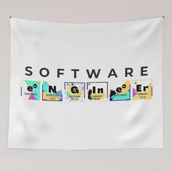 Item preview, Software Engineer Vers. 1 Unique Periodic Table designed and sold by PeriodicLabel.