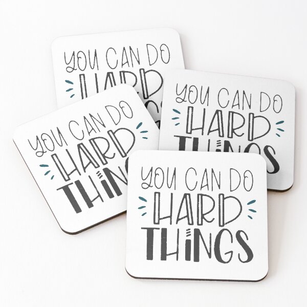Item preview, You Can Do Hard Things designed and sold by PulsingDork.