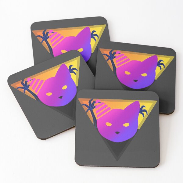 Item preview, Vaporwave Cat designed and sold by Rhiannonkl.