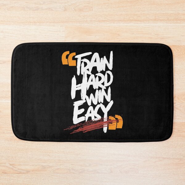 Item preview, Train Hard Fight Easy Gym Workout designed and sold by PulsingDork.