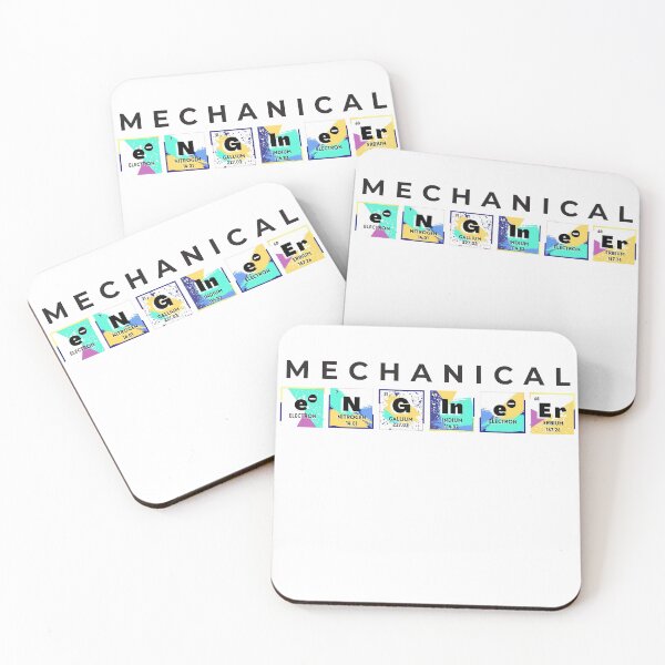 Item preview, Mechanical Engineer Vers. 5 Unique Periodic Table designed and sold by PeriodicLabel.