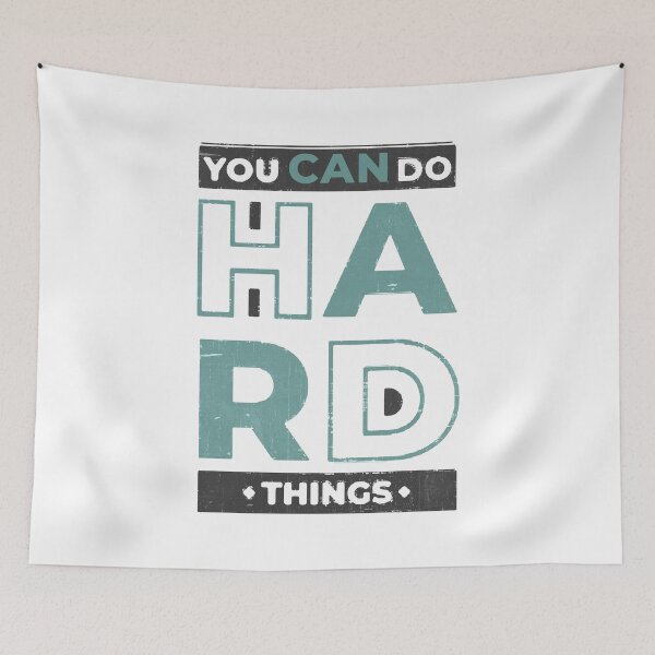 Item preview, You Can Do Hard Things designed and sold by PulsingDork.