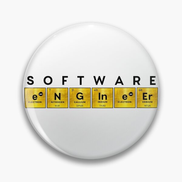 Item preview, Software Engineer Vers. 2 Unique Periodic Table designed and sold by PeriodicLabel.