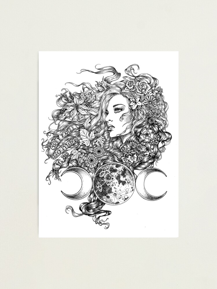 Alternate view of The Goddess - Seasons Photographic Print