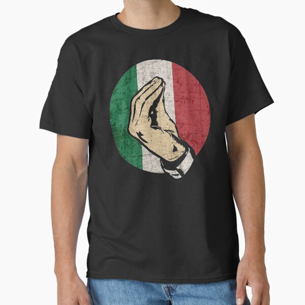 Item preview, Italian Hand Gesture Sing Language Funny Italy Flag Vintage  designed and sold by alenaz.