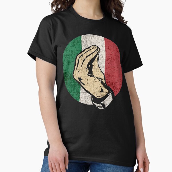 Item preview, Italian Hand Gesture Sing Language Funny Italy Flag Vintage  designed and sold by alenaz.