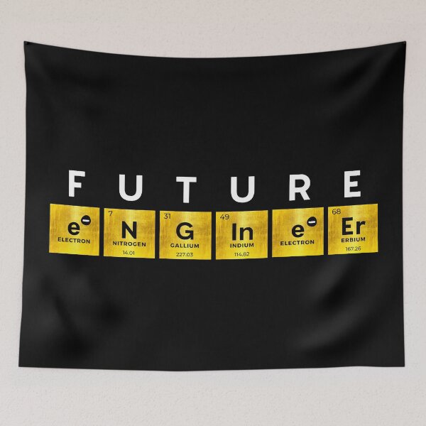 Item preview, Future Engineer Vers. 3 Unique Periodic Table designed and sold by PeriodicLabel.