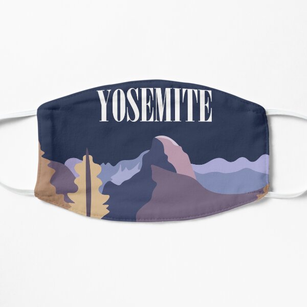 Half Dome, Yosemite, California, USA Flat Mask