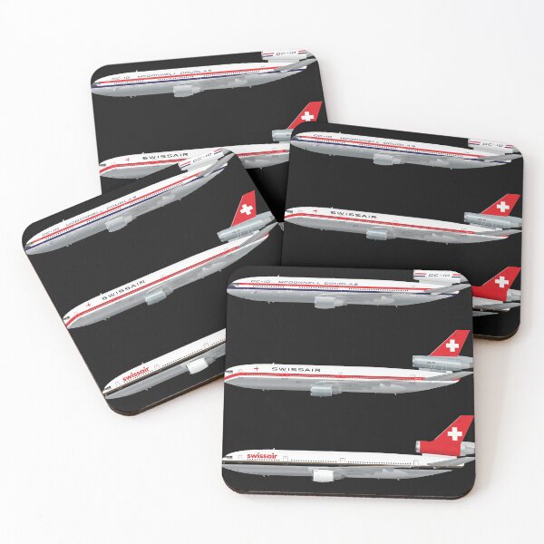 Item preview, Wings In Uniform - DC-10 - Swissair - Through The Ages Classic T-Shirt.png designed and sold by melanievanmeter.