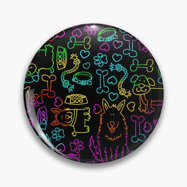 Item preview, Dog neon colorful pattern designed and sold by SpecialGift79.