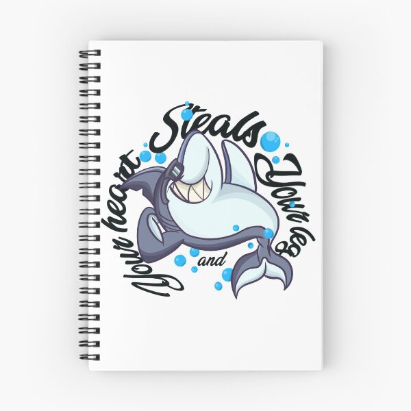 Item preview, Shark week, steals your legs and your heart funny zombie shark designed and sold by lucky-fern.