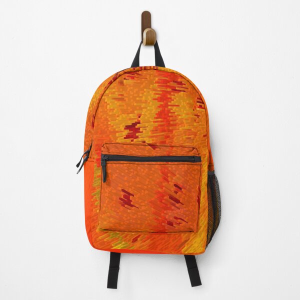 Item preview, Pattern abstract explosion, neon colors, orange, yellow, designed and sold by MyREDBlack.