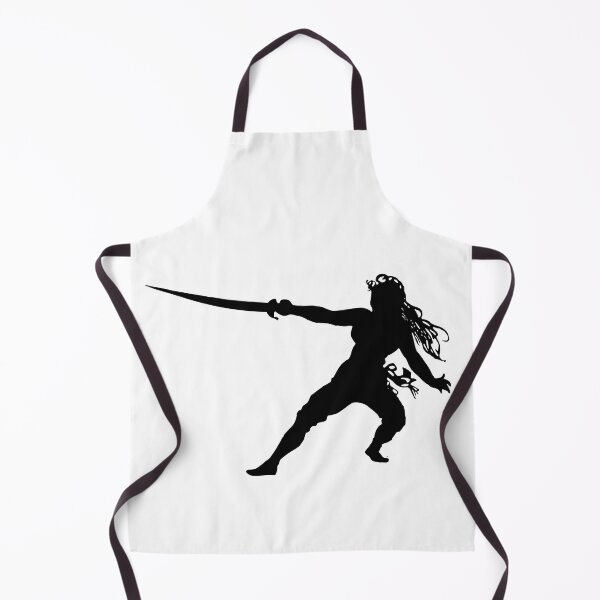 Item preview, Illustration od girl pirate with big knife designed and sold by PolinaSu.