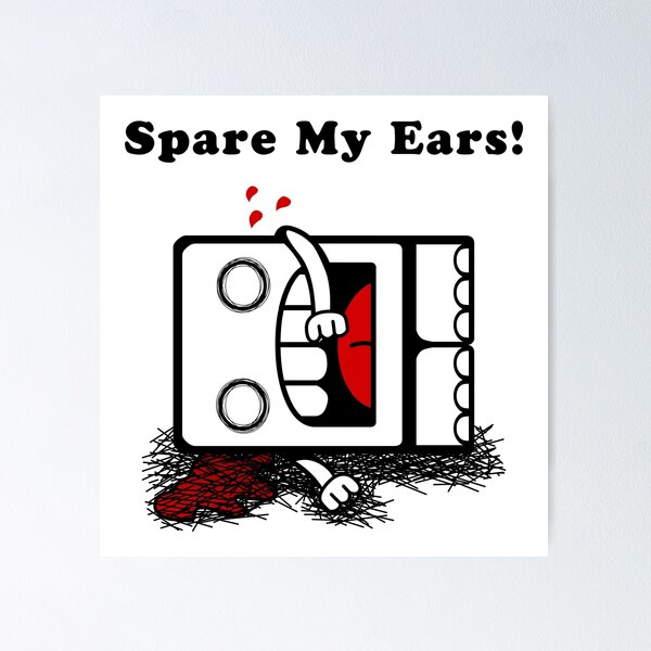 Item preview, Spare My Ears! designed and sold by frozenfa.