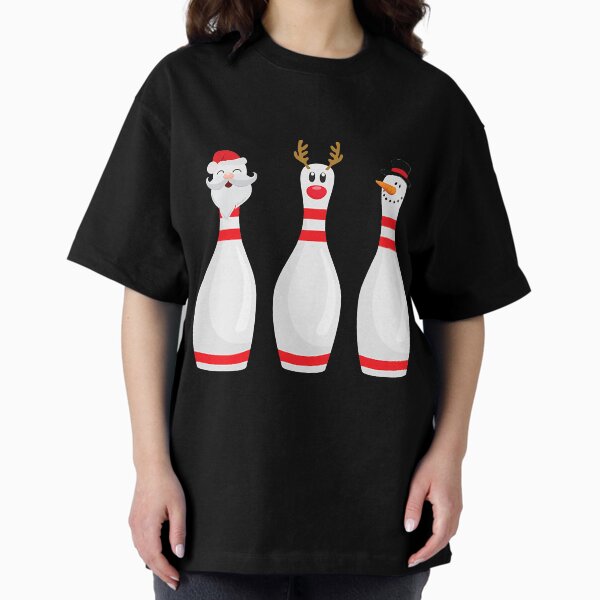 Item preview, Christmas Bowling Pin Santa Snowman designed and sold by Politics0053.