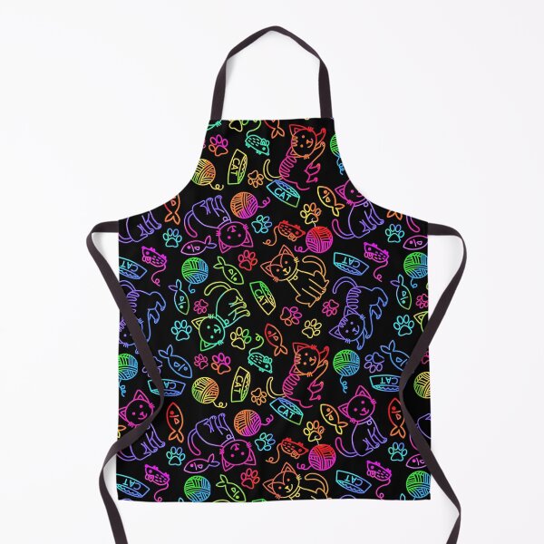 Item preview, Cat neon colorful pattern designed and sold by SpecialGift79.