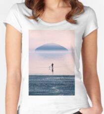 Heading to the Blue Island Women's Fitted Scoop T-Shirt