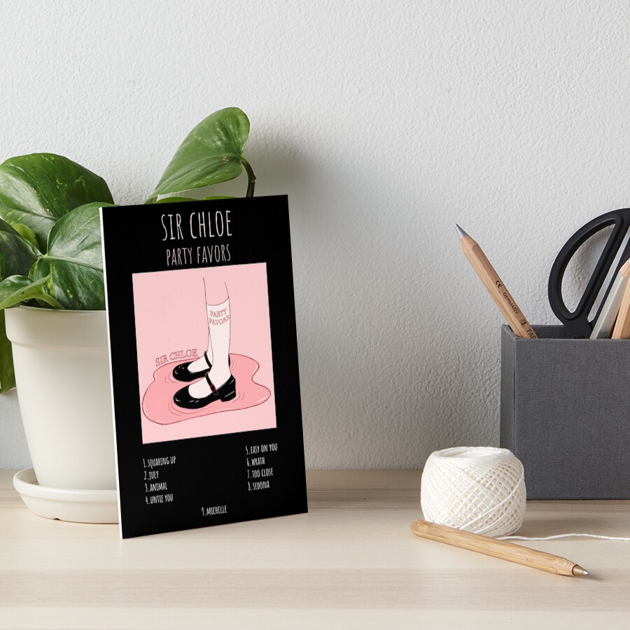 "Sir Chloe Party Favors Album TRACKLIST Logo Gift For Men and Women