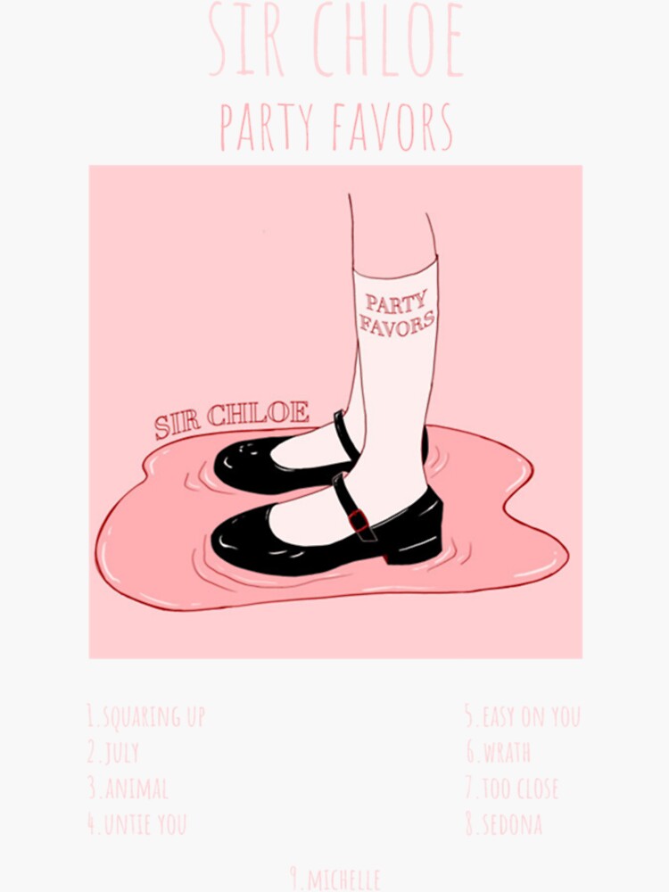"Sir Chloe Party Favors Album TRACKLIST Logo Gift For Men and Women
