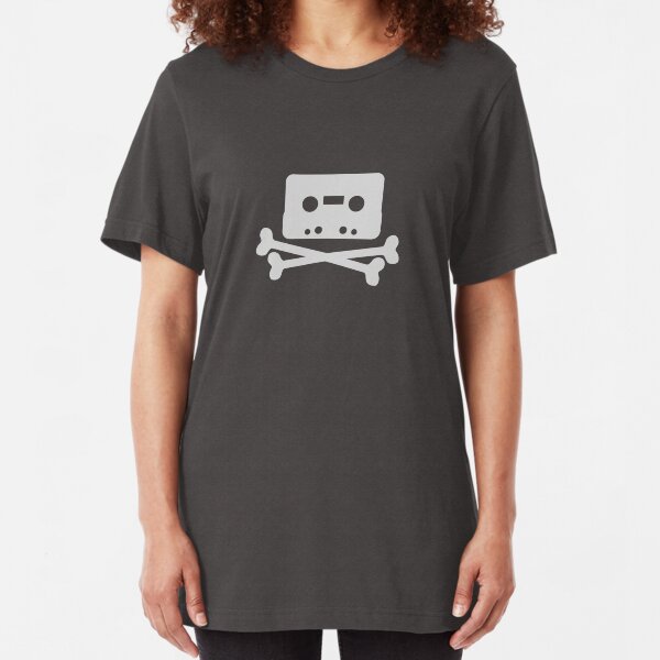 Home Taping Is Killing Music Logo Slim Fit T-Shirt